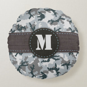 Coussins Ronds Camouflage urbain