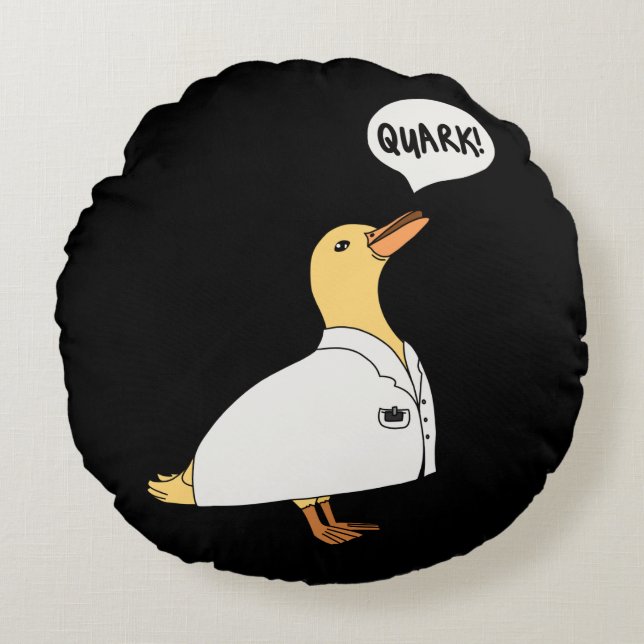 Coussins Ronds Canard de physique (Devant)