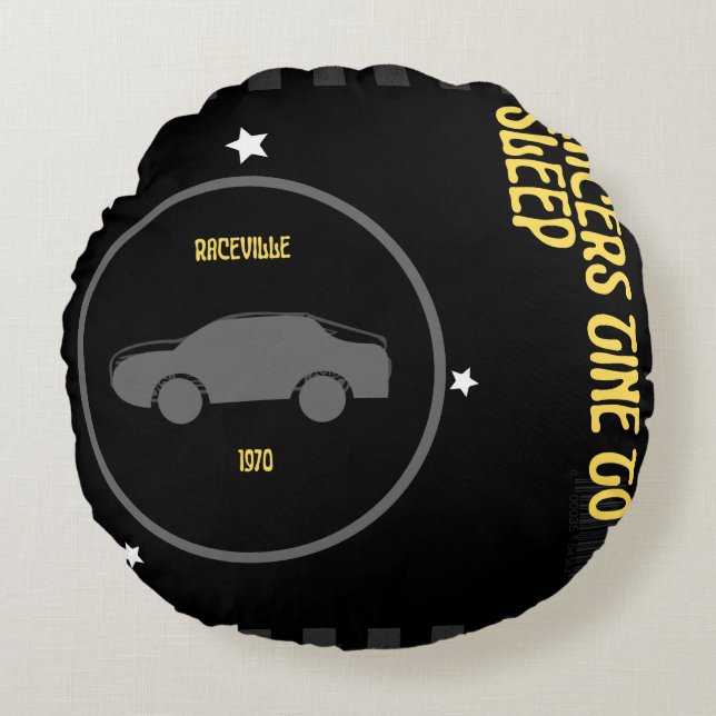 Coussins Ronds car lovers pillow (Devant)
