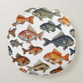 Coussins Ronds caractère du poisson