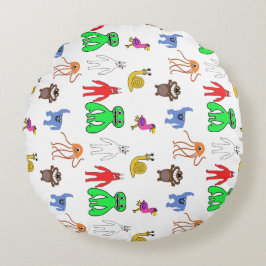 Coussins Ronds Caractères Garten Anime