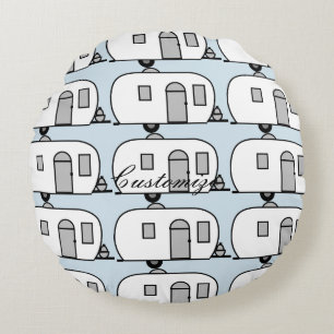 Coussins Ronds caravane vintage classique arrondie