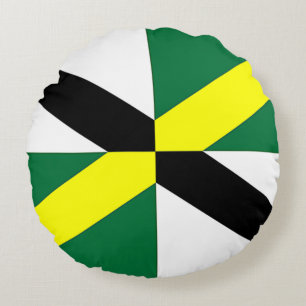 Coussins Ronds Carreau rond avec le drapeau de Monterey,