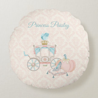Coussins Ronds Carrosse royal de conte de fées Pantoufle de verre