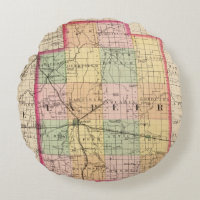 Carte du comté de Lapeer, Michigan