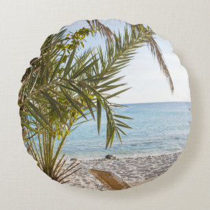 Coussins Ronds Cas Abao - Escapade de plage tropicale #3 #océan #