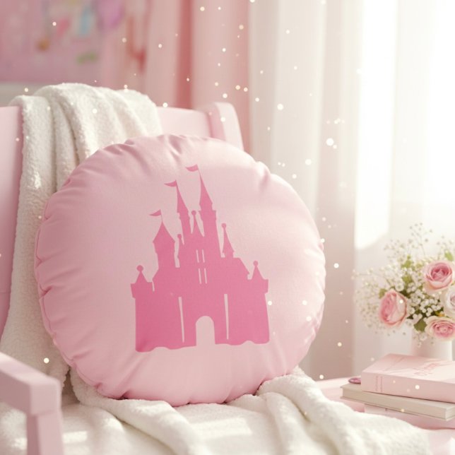 Coussins Ronds Castle Round Pillow (Créateur téléchargé)