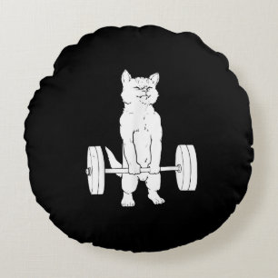 Coussins Ronds Cat Weightlifting And Gym