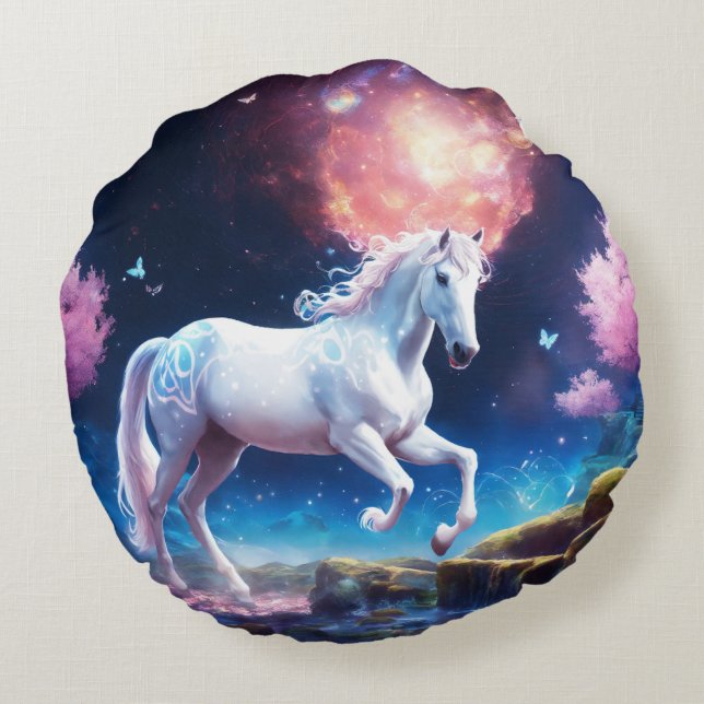 Coussins Ronds Celestial Dreamscape Pegasus Tee (Dos)