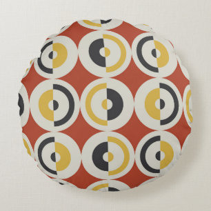 Coussins Ronds Cercles colorés géométriques sans couture Motif