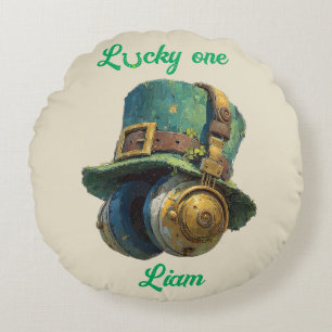 Coussins Ronds Chanceux Saint-Patrick Musique Personnalisée