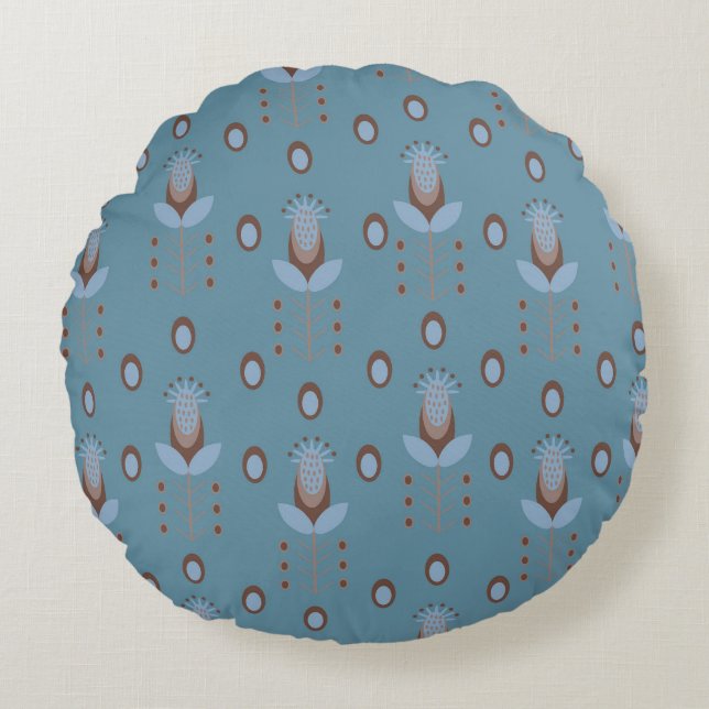 Coussins Ronds Chardon nordique (Devant)