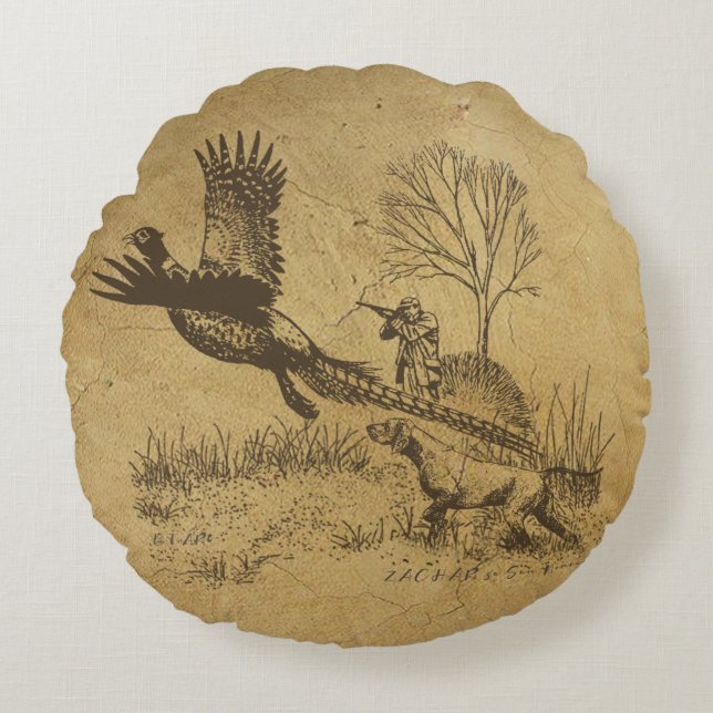 Coussins Ronds Chasseur (chasse avec SPG) (Devant)