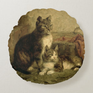 Coussins Ronds Chats, 1883