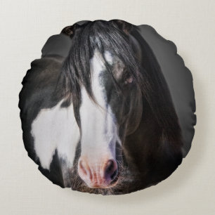 Coussins Ronds Cheval Portrait II