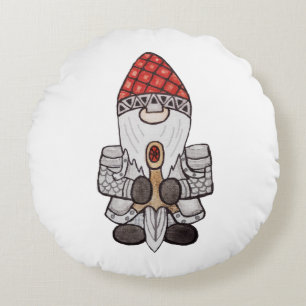 Coussins Ronds Chevalier guerrier Gnome