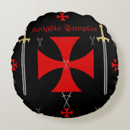 Coussins Ronds Chevaliers Templar