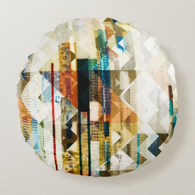 Coussins Ronds Chevron urbain II (Devant)