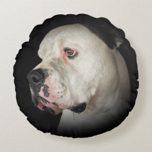 Coussins Ronds chien radotant de Taureau d'Américain