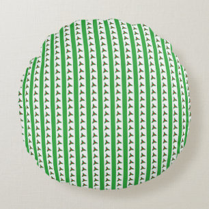 Coussins Ronds Christmas Holly Motif