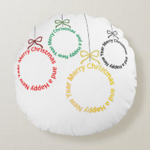 Christmas Ornaments Text Design