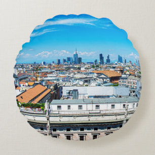Coussins Ronds Ciel de Milan
