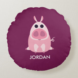 Coussins Ronds Circonspect le porc