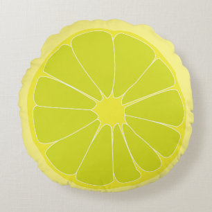 Coussins Ronds Citron