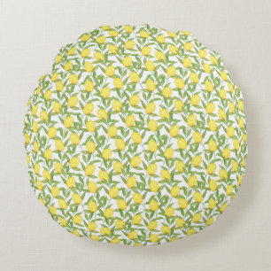 Coussins Ronds Citrons