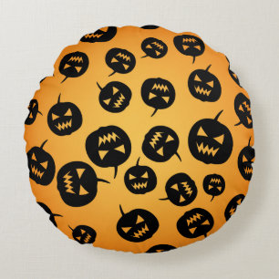 Coussins Ronds Citrouille