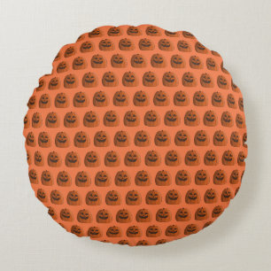 Coussins Ronds Citrouille cool