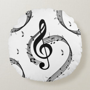 Coussins Ronds Climactic G Clef Music