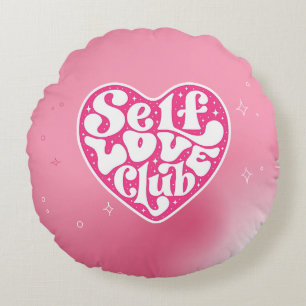 Coussins Ronds Club de l'amour de soi