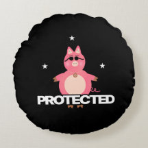 Cochon rose amusant