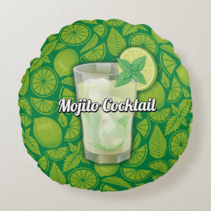 Coussins Ronds Cocktail Mojito