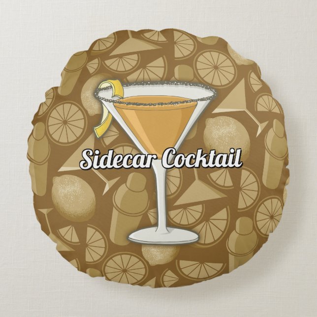 Coussins Ronds Cocktail Sidecar (Devant)