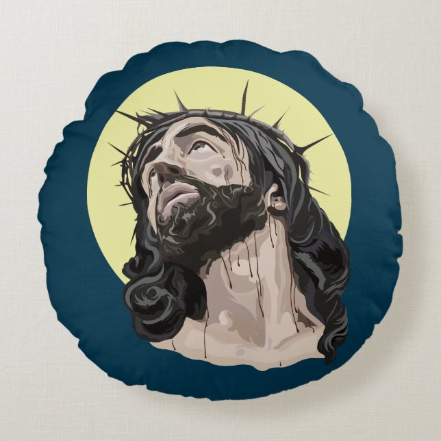 Coussins Ronds Cojín Decorativo Christ (Devant)
