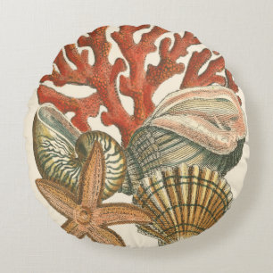 Coussins Ronds Collection de vie marine