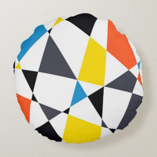 Coussins Ronds Coloré, cool, tendance, formes géométriques modern