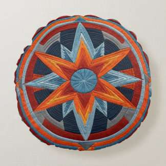 Coussins Ronds Compas Cherokee