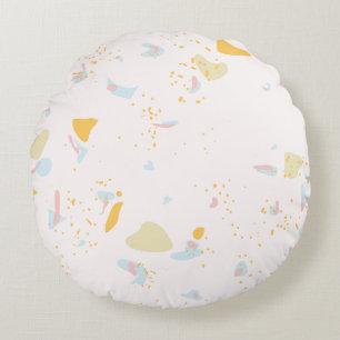 Coussins Ronds Conception de texture abstraite moderne