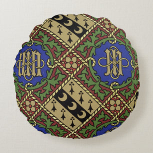 Coussins Ronds Conception ecclésiastique de papier peint