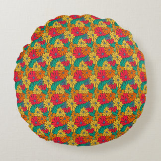Coussins Ronds Conception florale automne