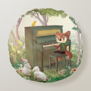 Coussins Ronds Concert de piano forestier