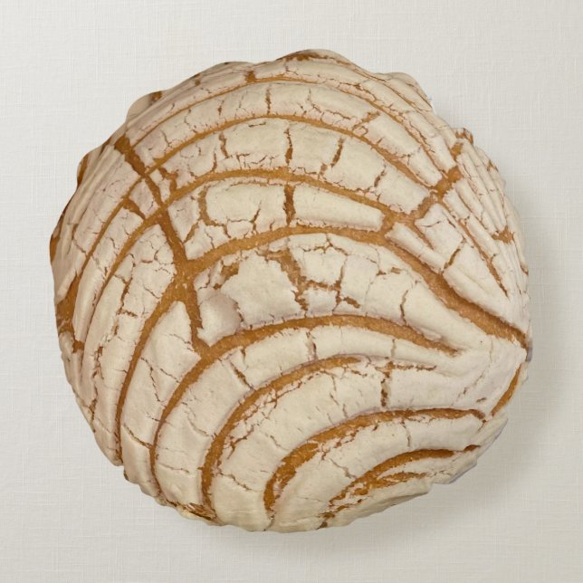 Coussins Ronds Concha Mexican Sweet Bread  (Dos)