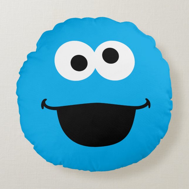 Coussins Ronds Cookie Face Art (Devant)