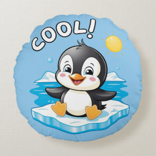 Coussins Ronds COOL ! , Penguin