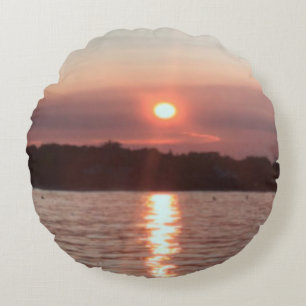 Coussins Ronds Coucher de soleil