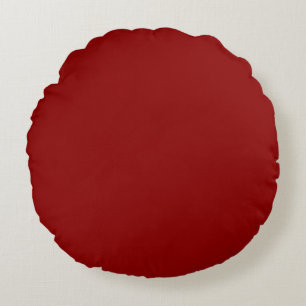 Coussins Ronds Couleur solide Velours rouge   Classique   Élégant
