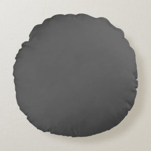 Coussins Ronds Couleur uni gris foncé